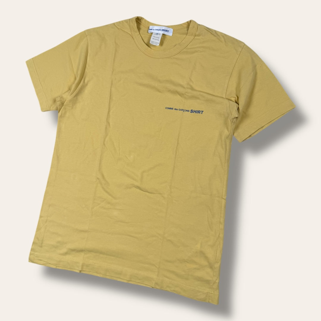 Comme des garcons tee yellow - Medium