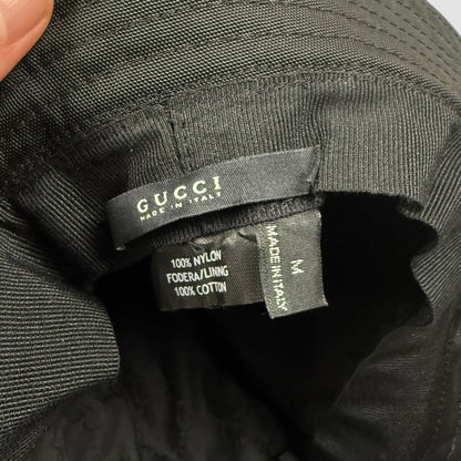Gucci Bob bucket hat black/dark green - medium