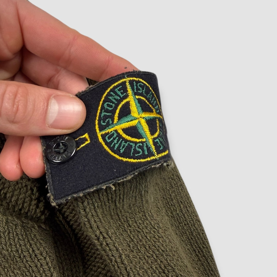 Stone Island knitted sweater khaki - Large