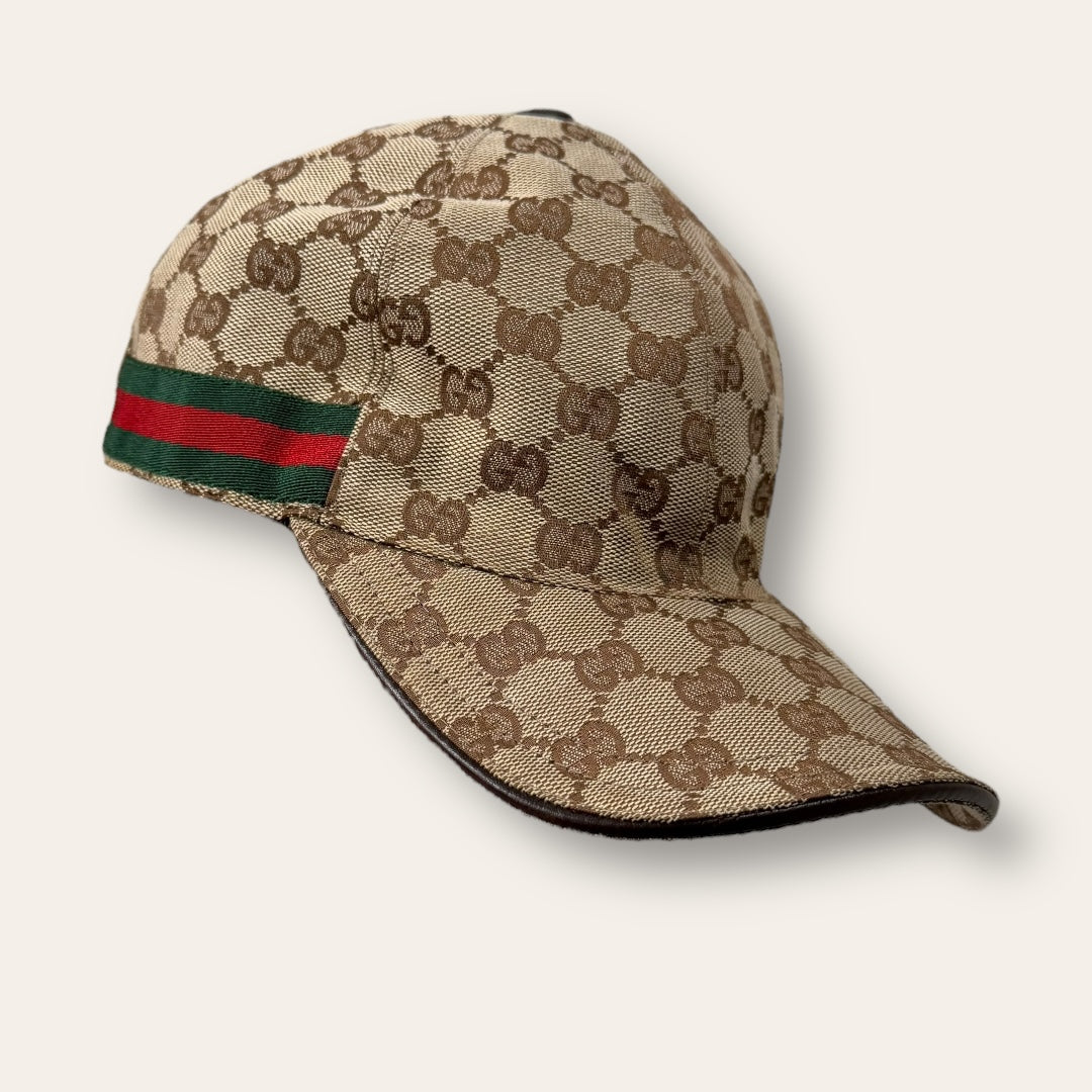 Gucci canvas cap beige - Medium