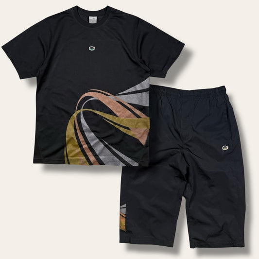 Nike tuned air set black swirl - Medium