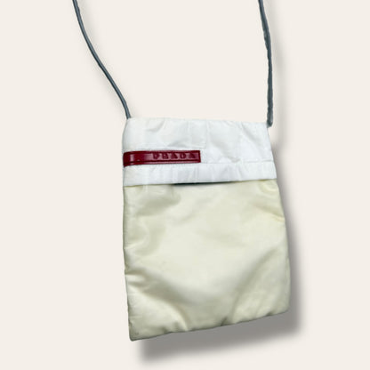 Prada sport shoulder bag crême