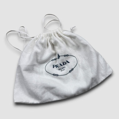 Prada nylon & denim cap black - Medium