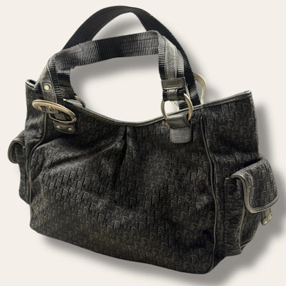 Christian Dior trotter multipocket handbag 2004 black