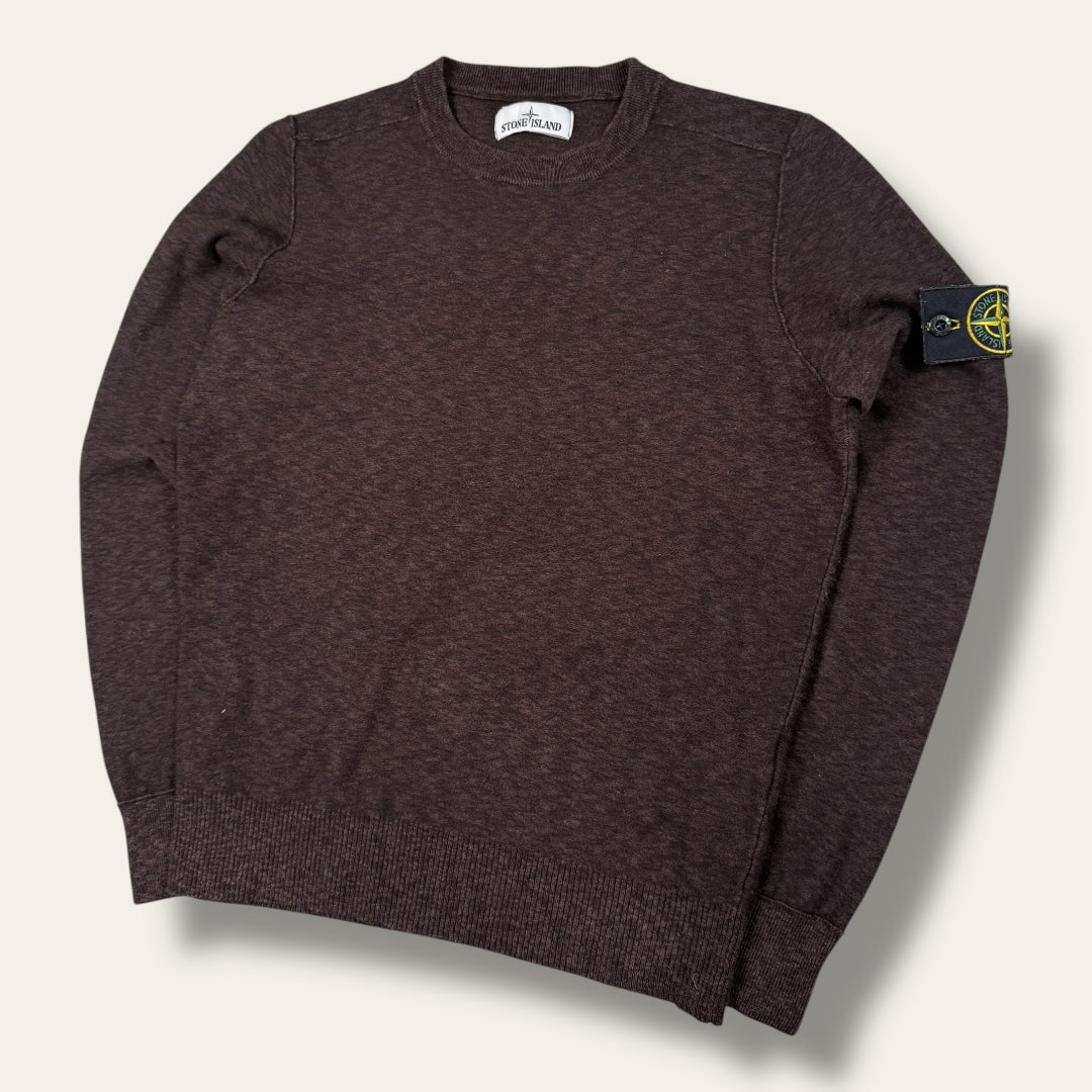 Stone Island sweater burgundy red - Small