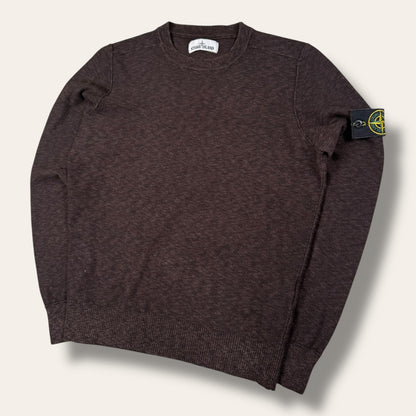 Stone Island sweater burgundy red - Small
