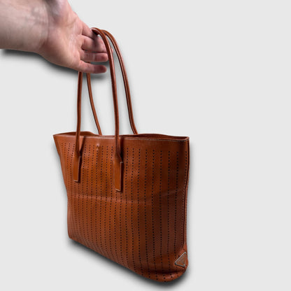 Prada tote bag orange