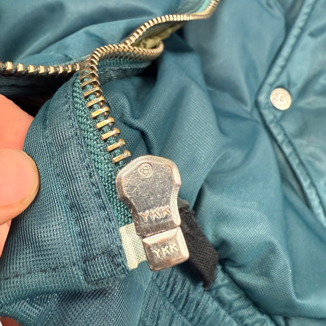 Stone Island Mesh badge jacket blue - Small