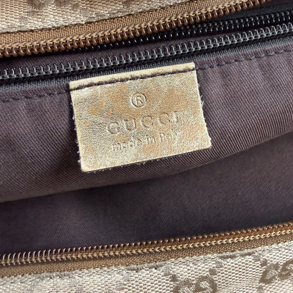 Gucci vintage GG Canvas Web/Sherry Line Tote
