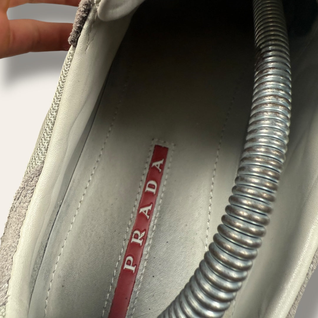 Prada american cups grey suede - 45