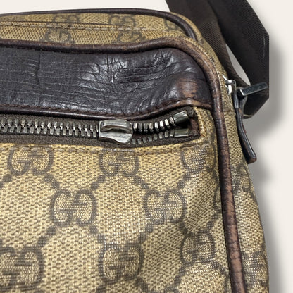 Gucci canvas shoulder bag