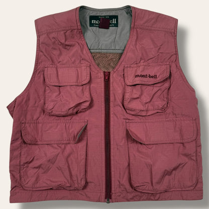 Montbell technical vest red - Small