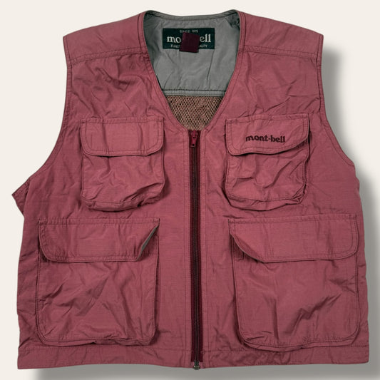 Montbell technical vest red - Small