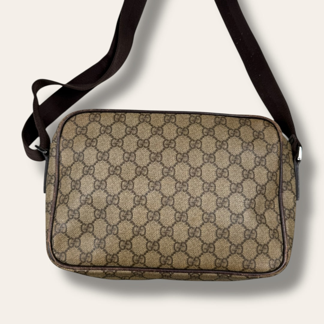 Gucci canvas shoulder bag