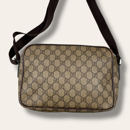 Gucci canvas shoulder bag