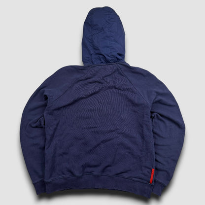 Prada sport zip-up hoodie navy 2008 - Large