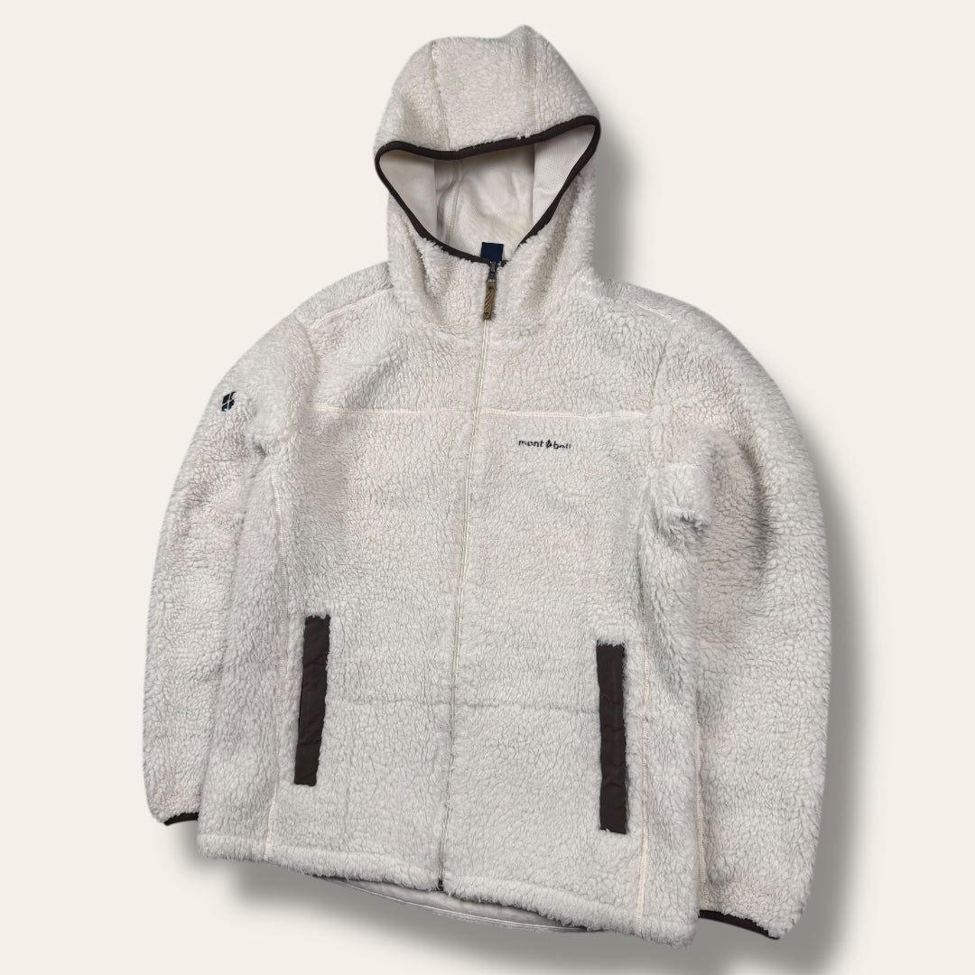 Montbell fleece jacket white - Medium