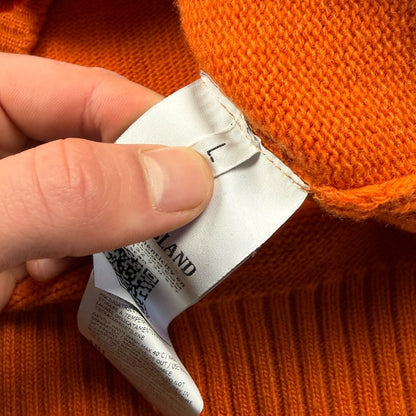 Stone Island knitted sweater orange - Large