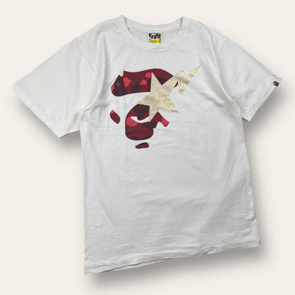 Bape bapesta tee white - Small