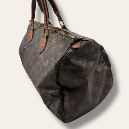 Louis vuitton speedy 30 monogram canvas bag brown