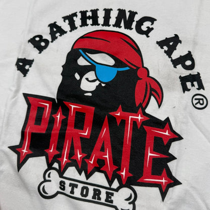 Bape pirates tee white - Medium