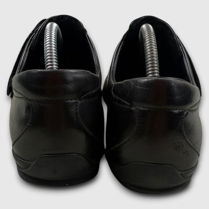 Gucci leather velcro strap shoes black - 42,5