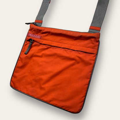 Prada sport shoulder bag orange