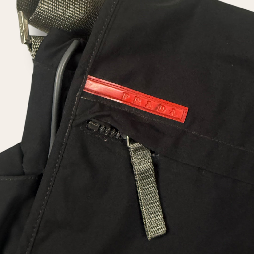 Prada sport messenger bag black