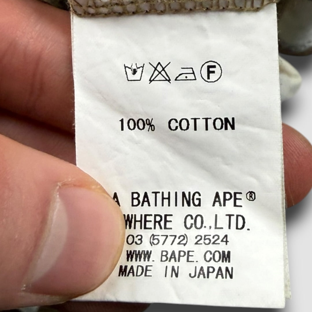 Bape brown striped longsleeve - Large