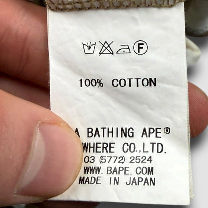 Bape brown striped longsleeve - Large