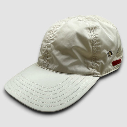 Prada sport short label cap white - medium/large
