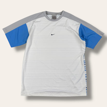 Nike 00’s dri fit tee white/grey - Extra large