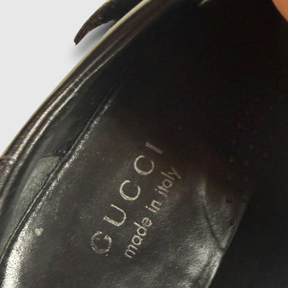 Gucci leather velcro strap shoes black - 42,5