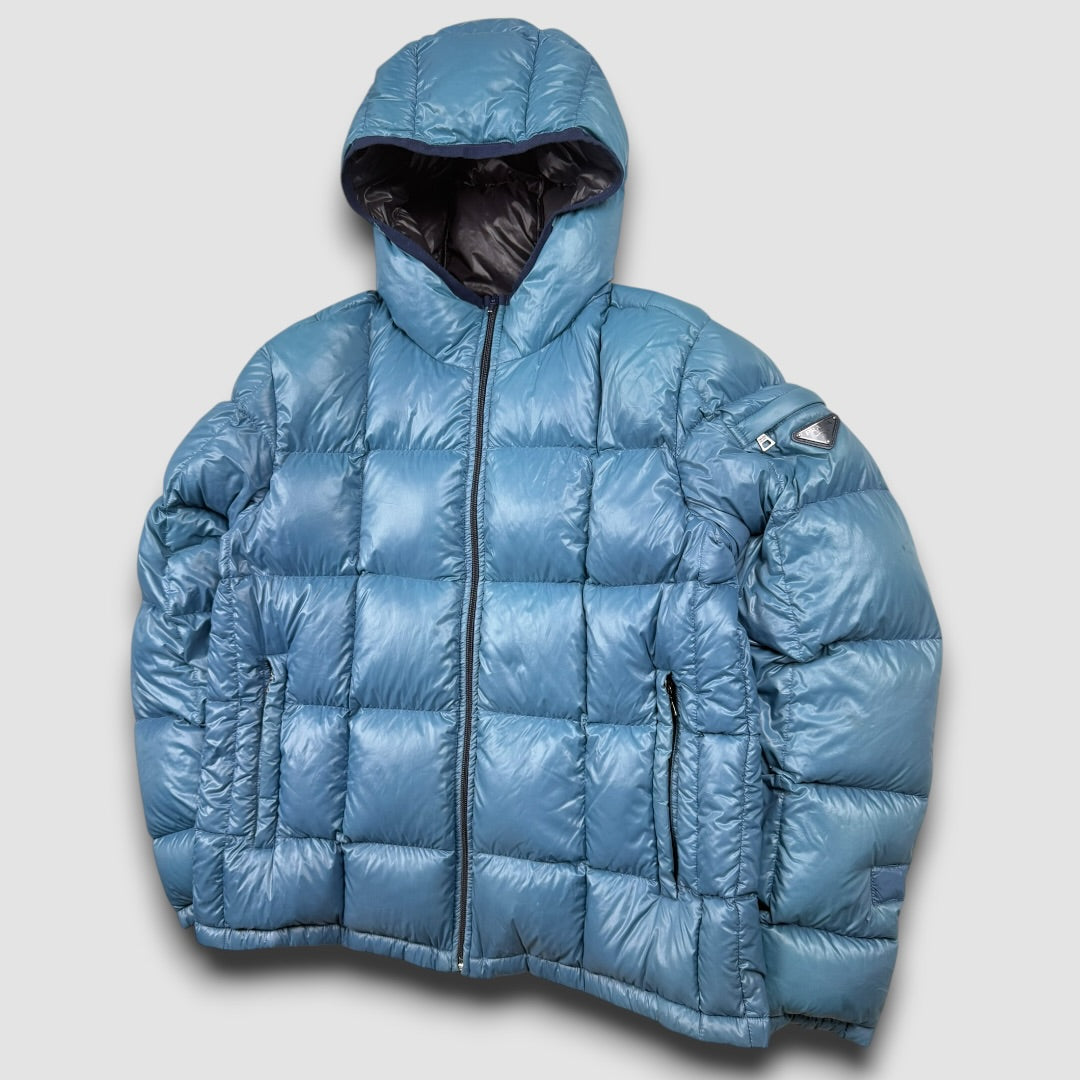 Prada down puffer jacket blue 2012 - Large