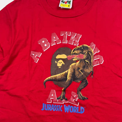 Bape jurrasic world tee red - Medium