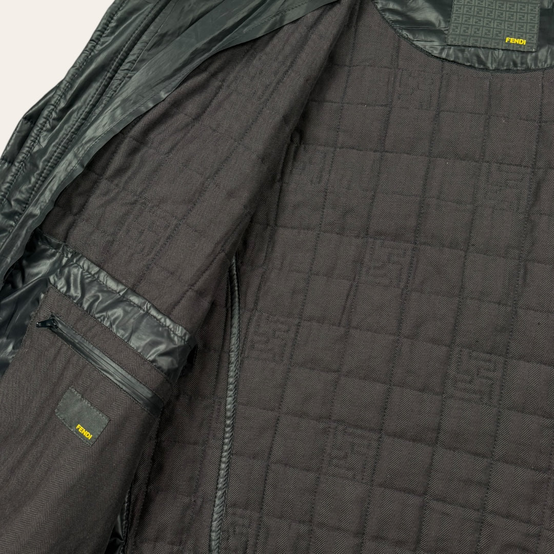 Fendi monogram jacket black - Medium