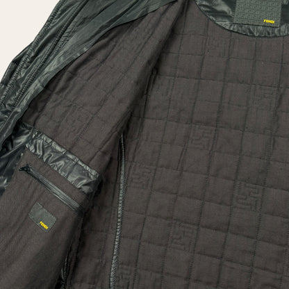 Fendi monogram jacket black - Medium