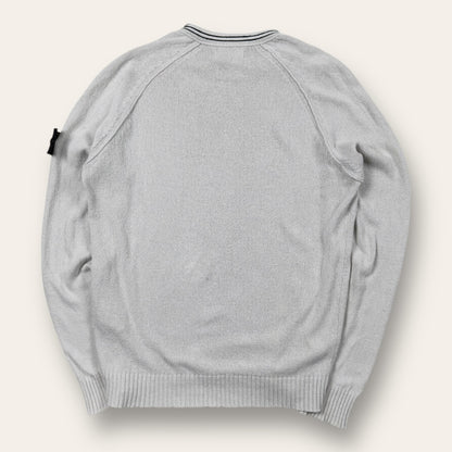 Stone island sweater white/crême - Medium