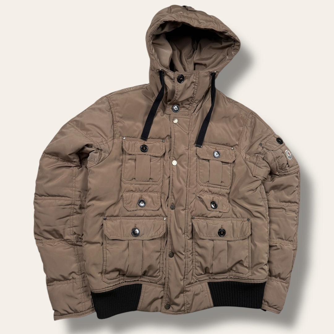 Moncler down jacket brown - Medium