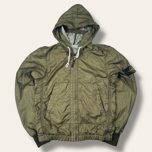 Stone Island jacket dark green - Small
