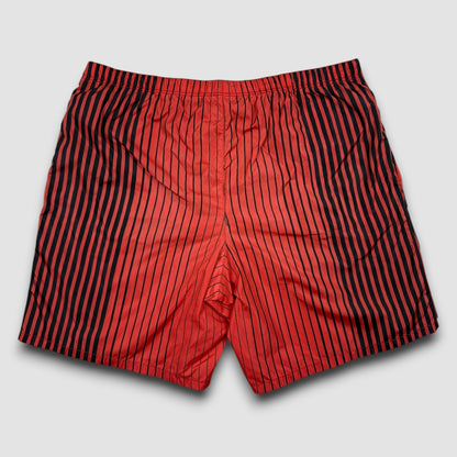 Prada sports black tab swimming shorts red - Large