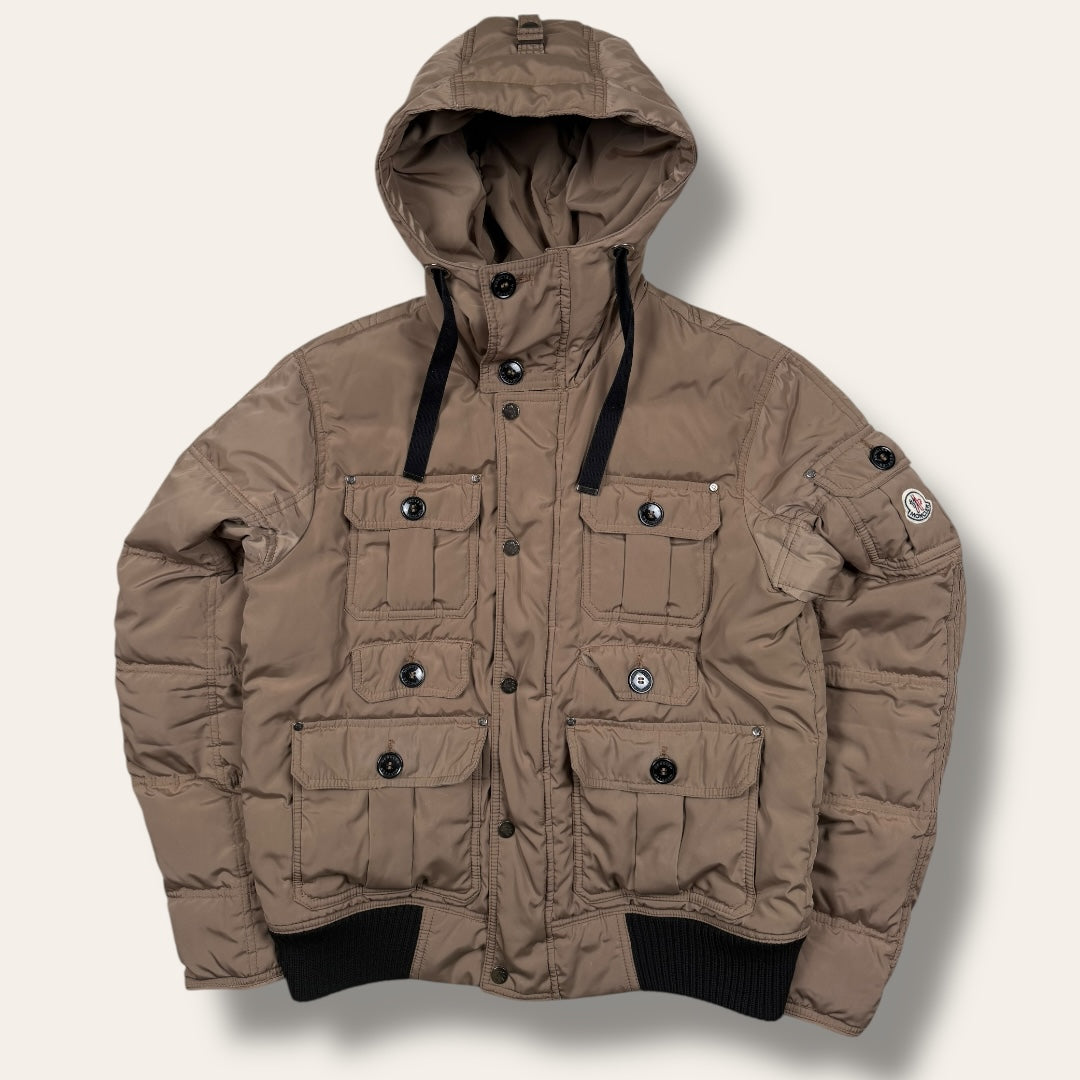 Moncler down jacket brown - Medium