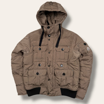 Moncler down jacket brown - Medium