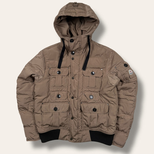 Moncler down jacket brown - Medium