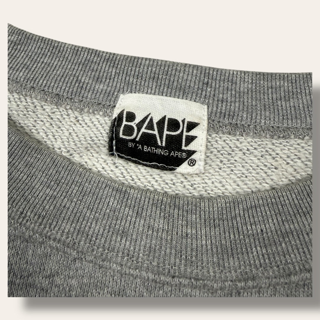 Bape head sweater grey - medium