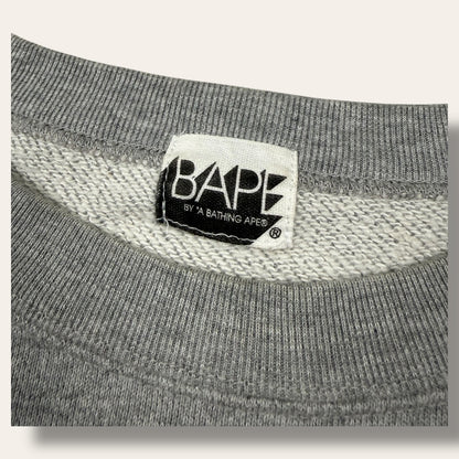 Bape head sweater grey - medium