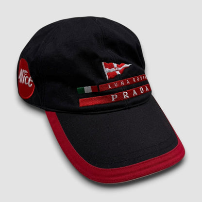 Prada luna rossa cap black - Large