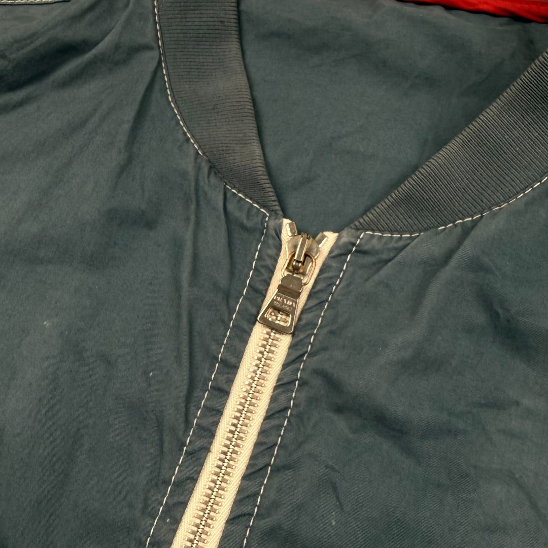 Prada bomber jacket blue - small