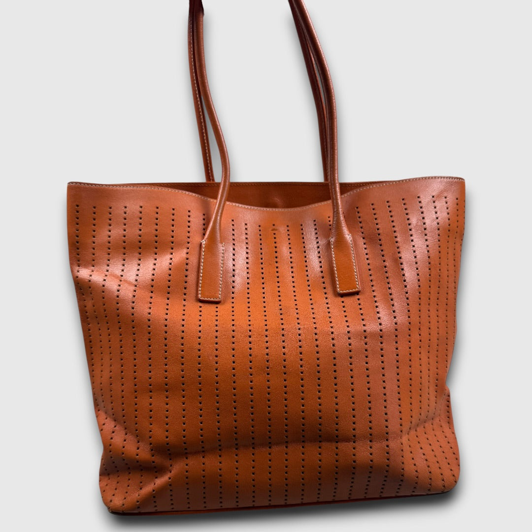 Prada tote bag orange