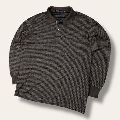 Yves saint laurent longsleeve polo brown